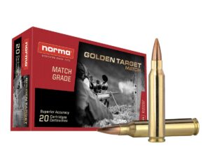 Norma Golden Target Match Rifle Ammunition .223 Rem 69 gr BTHP 2936 fps 20/ct
