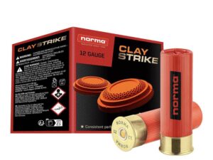 Norma CLAYSTRIKE Shotshells 12ga 2-3/4" 1oz 1250 fps #8 25/ct