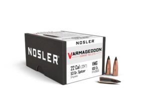 Nosler Varmageddon Rifle Bullets .22 cal .224" 53 gr FB-TIPPED 100/ct