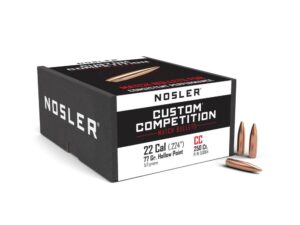 Nosler Custom Competition Rifle Bullets .22 cal .224" 77 gr HPBT 250/ct