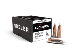 Nosler AccuBond Rifle Bullets .375 cal .375" 300 gr SBT-ACB w CANN 50/ct