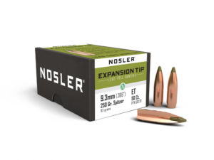 Nosler E-Tip Lead Free Rifle Bullets 9.3mm .366" 250gr SPTZ E-Tip 50/ct