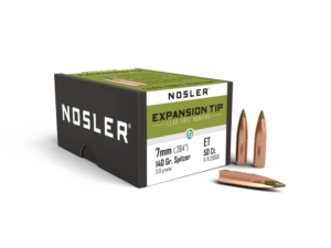 Nosler E-Tip Lead-Free Hunting Rifle Bullets 7mm .284" 140 gr SPTZ E-TIP 50/ct