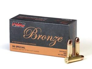 PMC Bronze Handgun Ammunition .38 Spl 132 gr. FMJ 917 fps 50/ct