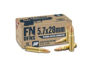 FN DFNS SS200 Personal Defense Handgun Ammunition 5.7x28mm 30gr JHP 1894 fps 500/ct Case