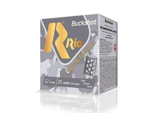 Rio Royal Buck Home Defense Shotshells 12ga 2-3/4" 9-Pellets 1250 fps #1 25/ct