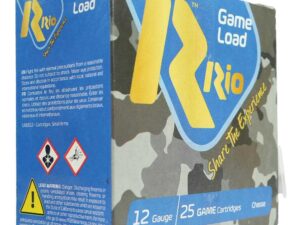 Rio Top Game HV Shotshells 12 ga 2 3/4" 3 3/4 dr 1 1/4 oz #5 1330 fps 25/ct