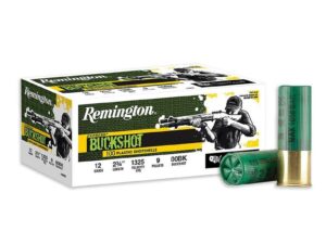 Remington Express Buckshot Shotshells 12ga 2-3/4" 9 plts #00 1325 fps 100/ct