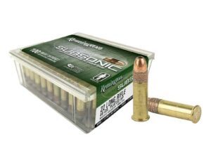 Remington Subsonic Rimfire Ammunition .22 LR 40gr HP 1050 fps 100/ct