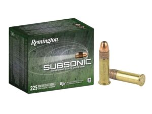 Remington Subsonic Rimfire Ammunition .22 LR 40 gr. HP 1050 fps 225/ct