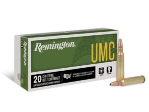 Remington UMC Rifle Ammunition .223 Rem 55 gr FMJ 3240 fps 20/ct