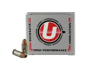 Underwood Ammo Extreme Terminal Performance Hunting and Self Defense Ammunition .380 ACP(+P) 90gr JHP 20/ct