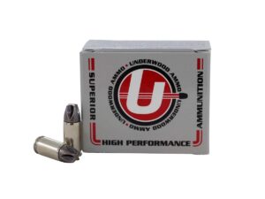 Underwood Ammo Xtreme Defender Handgun Ammunition 9mm Luger 90 gr Solid 1400 fps 20/ct