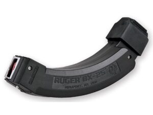 Ruger BX-25 Molded Together Rifle Magazine Black for 10/22 .22LR 25/rds 2/ct