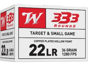 Winchester .22 LR Bulk Pack Rimfire Ammunition .22 LR 36 gr CPHP 333/ct