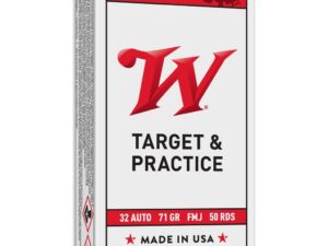 Winchester USA Handgun Ammunition .32 ACP 71 gr FMJ 50/ct