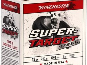 Winchester Super-Target Steel Shotshells 12ga 2-3/4" 1oz 1290 fps #7 25/ct