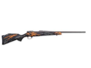 Weatherby Vanguard Compact Hunter Rifle 7mm-08 Rem 5rd Magazine 20" Barrel Black and Orange with Muzzle Brake