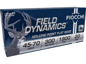 Fiocchi Extrema Rifle Ammunition 45-70 Govt 300 gr JHC 1900 fps 20/ct