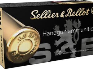 Sellier & Bellot Pistol & Revolver Ammo .38 Special 158 gr FMJ 50/Box