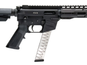 Freedom Ordnance FX-9P8S FX-9  9mm Luger 8" 31+1 Black Anodized Black Polymer SBA3 Pistol Brace