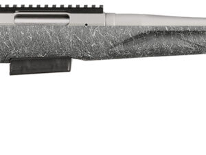 Ruger 46905 American II  Full Size 450 Bushmaster 3+1 20" Gun Metal Gray Cerakote Threaded Barrel & Alloy Steel Receiver w/Picatinny Rail, Gray Splatter Adj LOP Synthetic Stock