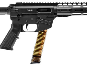 FREEDOM ORDNANCE FX9P10S FX-9  9mm Luger 31+1 10" Black Nitride Steel Barrel, M-LOK Handguards, Black Anodized Aluminum Picatinny Rail Receiver, Black SBA3 Brace, AR15 Grips, Right Hand