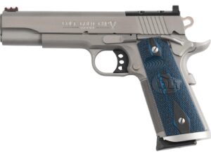 Colt Mfg O5072XEOR Gold Cup Trophy Full Size 9mm Luger 10+1 5" Stainless National Match Barrel, Stainless Steel Optic Ready/Serrated Slide & Frame w/Beavertail, Ambidextrous