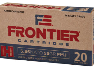 Frontier Cartridge FR260 Military Grade Centerfire Rifle 5.56x45mmNATO 62gr Full Metal Jacket 20 Per Box/25 Case