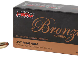 PMC 357A Bronze  357Mag 158gr Jacketed Soft Point 50 Per Box/20 Case