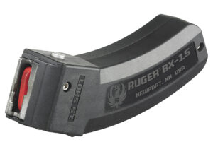 Ruger 90463 BX-15  15rd Magazine Fits Ruger 10/22/SR/American Rimfire/ 77/Charger 22LR BX-15 Black