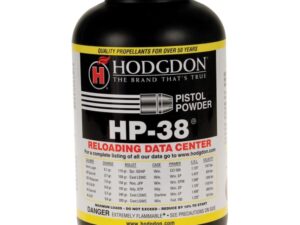 Hodgdon HP-38 Spherical Handgun Powder 1 lbs