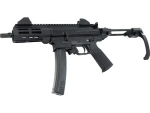 SDS Imports Mac IX Handgun 9mm Luger 30rd Magazines (2) 6.5" 1/2x28 Threaded Barrel Black with J-Brace