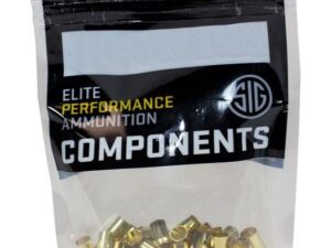 Sig Sauer Unprimed Brass Handgun Cartridge Cases 9mm Luger 100/ct