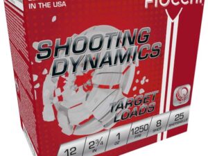 Fiocchi Shooting Dynamics Shotshells 12ga 2-3/4 in 1oz #8 1250 fps 25/ct